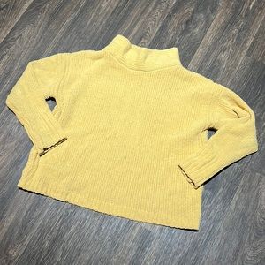 Mustard Yellow Philosophy Turtleneck Sweater